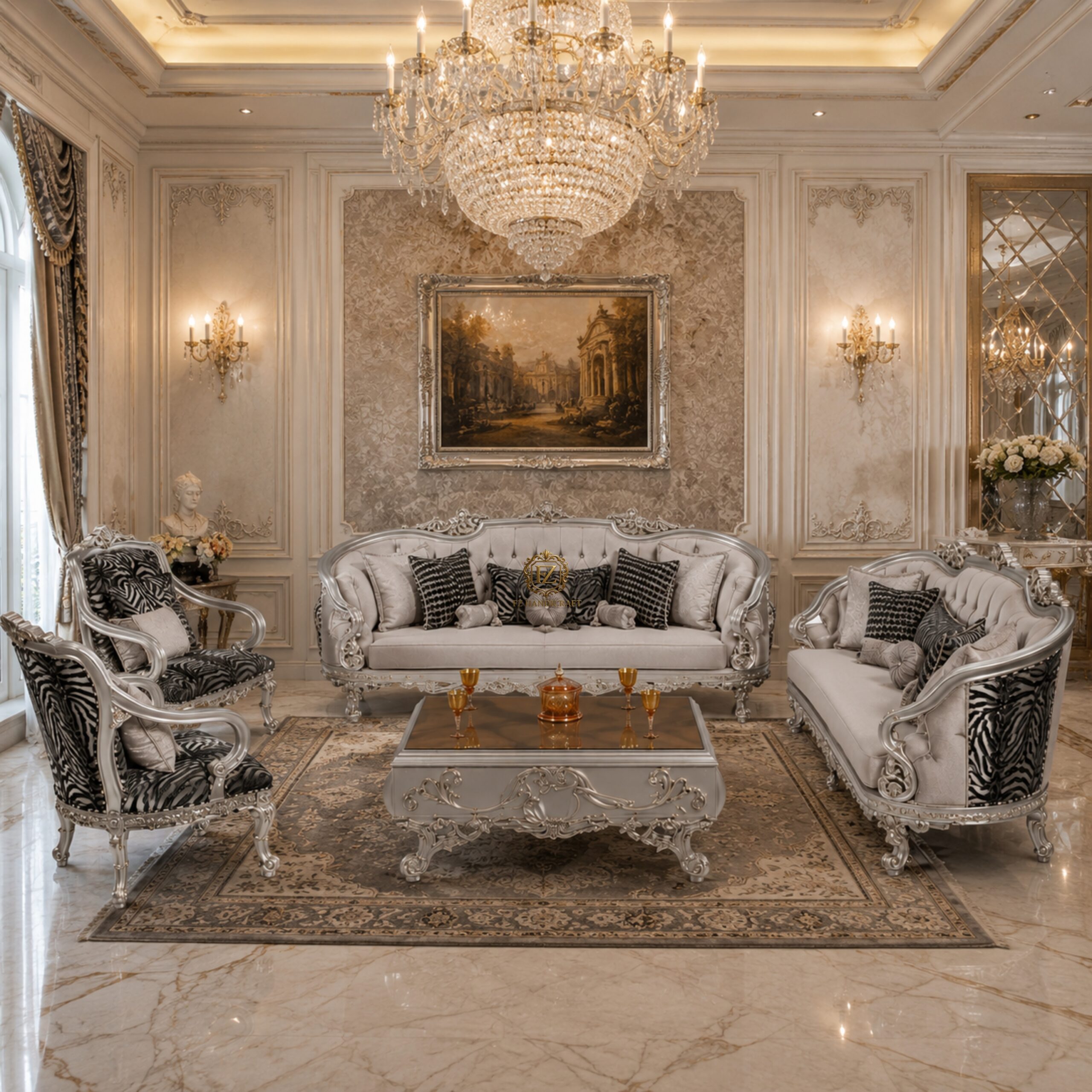 fz handicraft luxury silver royal sofa set – hand carved european style living room furniture fz handicraft luxury silver royal sofa set – hand carved european style living room furniture