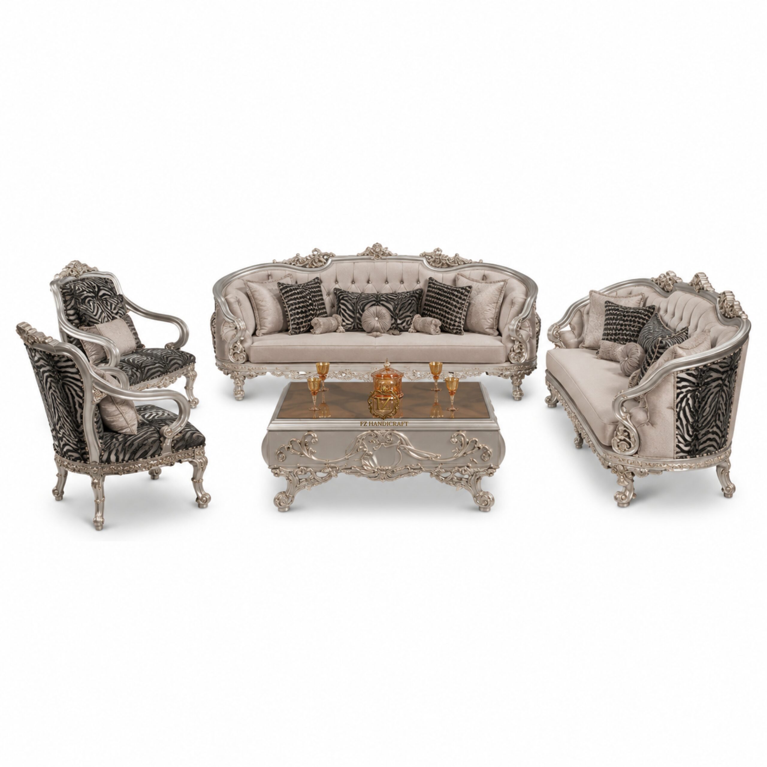 fz handicraft luxury silver royal sofa set – hand carved european style living room furniture fz handicraft luxury silver royal sofa set – hand carved european style living room furniture