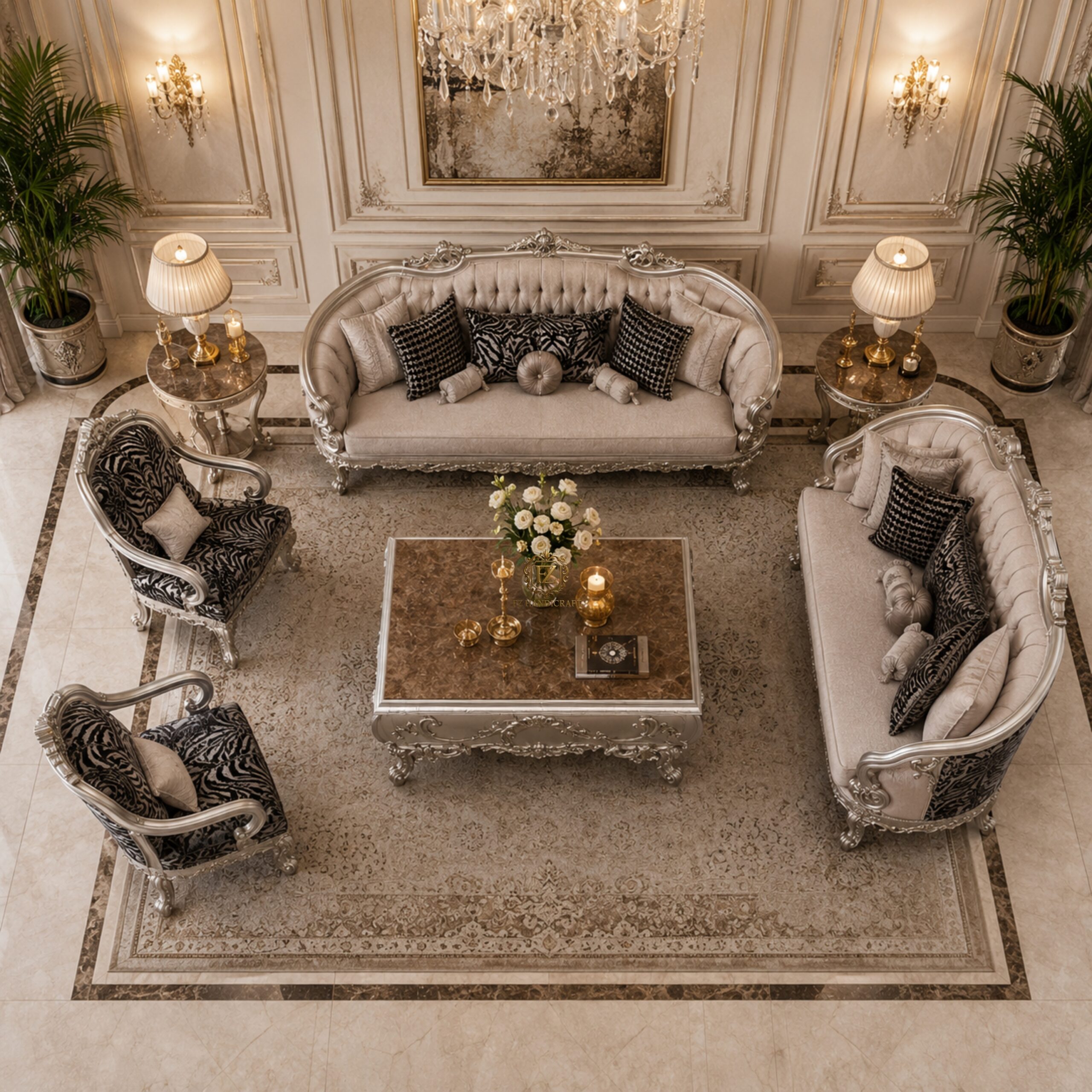 fz handicraft luxury silver royal sofa set – hand carved european style living room furniture fz handicraft luxury silver royal sofa set – hand carved european style living room furniture