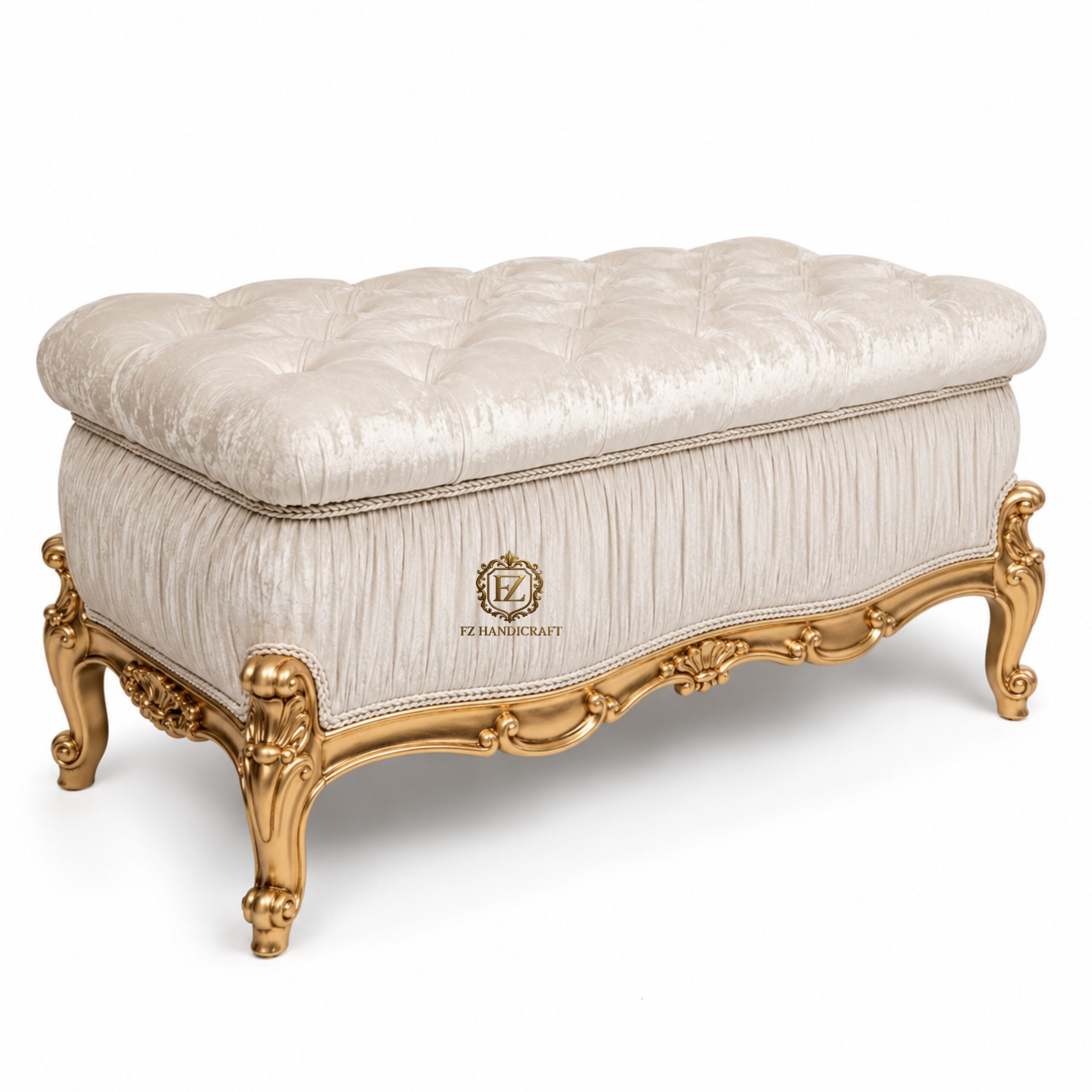 royal tufted bench – luxury antique gold upholstered bench royal tufted bench – luxury antique gold upholstered bench