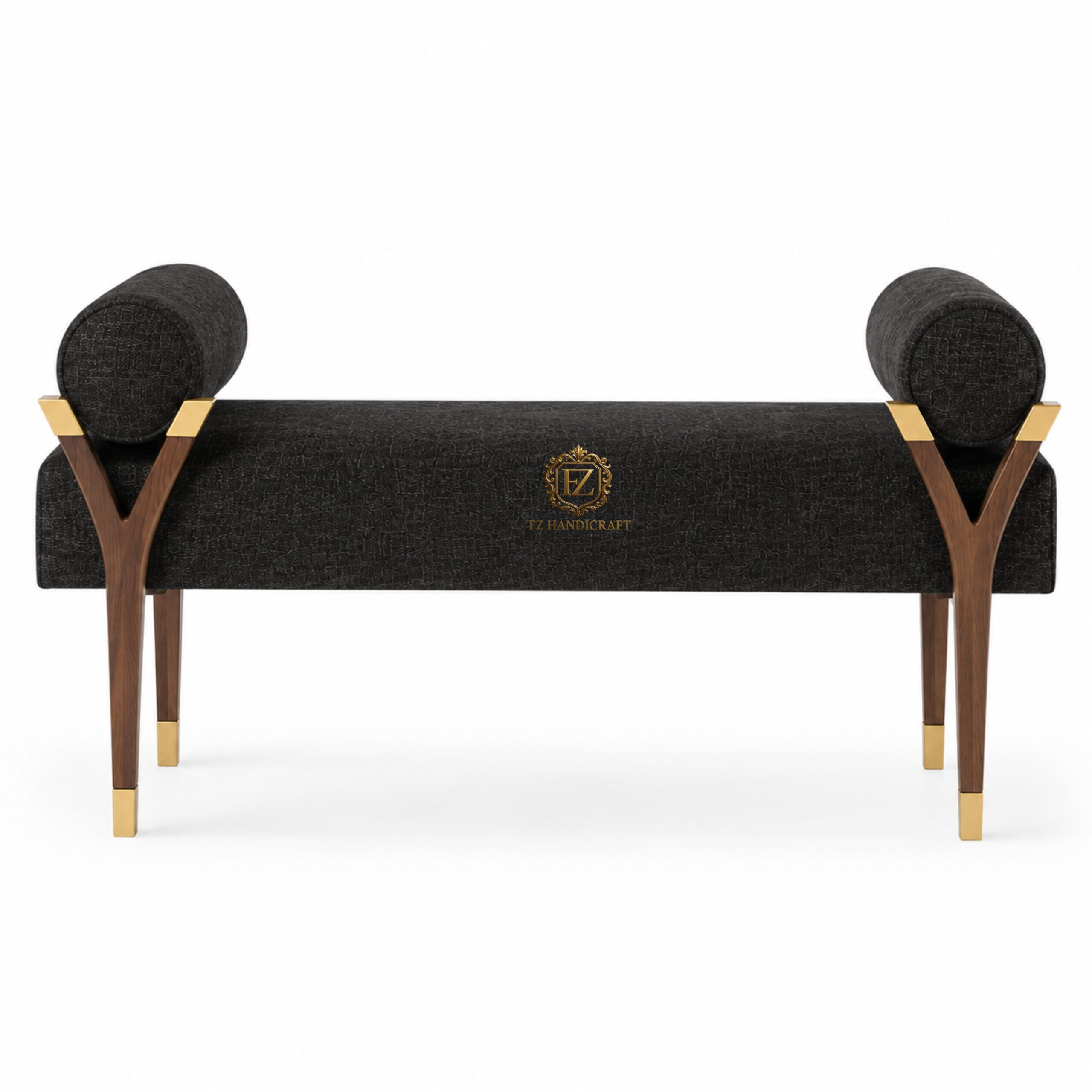 modern upholstered accent bench – luxury designer wooden bench modern upholstered accent bench – luxury designer wooden bench